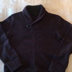 Banana Republic Shawl Neck Pullover in Burgundy